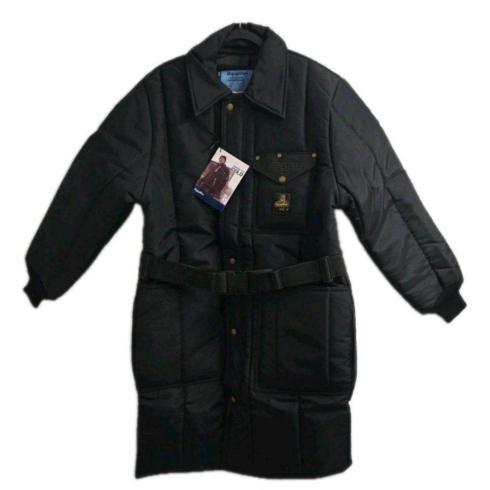 RefrigiWear Men's Insulated Inspector Coat Knee-Length Workwear Parka Medium